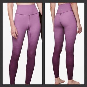 Lululemon Align Pant 28 Purple Ombre 